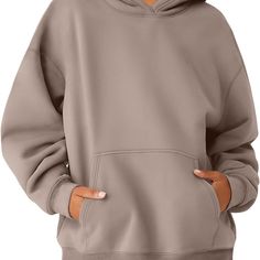 Automet Women’s Hoodie - Beige/Cream/Coffee Colored - Slouched/Oversized Look - Thick And Warm - No Drawstrings - Nwt Cheap Beige Crew Neck Outerwear, Coffee Colour, Colorful Hoodies, Hoodies Womens, Womens Tops, Sweatshirts Hoodie, Cream, Coffee, Sweatshirts