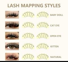 Lash beginner classes Lash Mapping Natural Eye, Lash Placement, Lash Tutorial, Lash Maps, Diy Lashes, Lash Map, It Makeup, Bigger Eyes, Lash Mapping