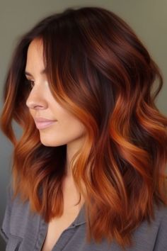 #shorthair #hairinspo #pixiecut #bobhaircut #shorthairstyles #hairgoals #shorthairdontcare #chopitoff #lowmaintenancehair #trendyhair Amber Hair, Rambut Brunette, Copper Hair Color, Hair Color Auburn, Trendy Hair Color, Auburn Hair, Summer Hair Color, Hair Color Balayage, Orange Hair