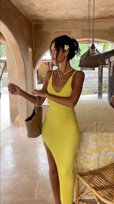 Dinner Vacation Outfit, Holiday Outfits Summer, Ac New Leaf, Ibiza Outfits, Vacay Outfits, Foto Poses, Brunch Outfit, Looks Chic, Basic Outfits