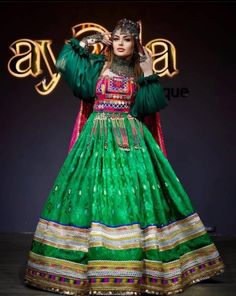 Afghan Wedding Dress - Etsy Green Floor-length Dress For Traditional Ceremonies, Traditional Green Floor-length Dress, Green Dress With Traditional Patterns For Eid, Green Dresses For Traditional Ceremonies And Festivities, Green Dress For Traditional Ceremonies And Festive Season, Green Maxi Dress For Traditional Ceremonies, Festive Green Dress For Traditional Ceremonies, Green Anarkali Dress With Traditional Patterns, Traditional Green Dresses For Eid