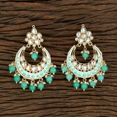 Height = 88 mm || Width = 65 mm Meenakari Design Indo Western Earring Gorgeous kundan, pearls, meenakari contemprory earrings, light weight Highest quality and craftsmanship, Ready to ship from Edison NJ USA Please contact us any questions Turquoise Chandbali Earrings With Latkans, Green Chandbali Temple Chandelier Earrings, Green Dangle Chandbalis For Festivals, Green Meenakari Chandelier Earrings For Diwali, Festive Green Chandbalis Drop Earrings, Turquoise Meenakari Earrings For Wedding, Traditional Green Dangle Chandbalis, Green Dangle Chandelier Earrings With Meenakari, Traditional Turquoise Earrings For Wedding