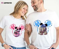 Star Wars R2D2 BB8 Couple Shirt, Disney Star Wars Shirt, Disney Couple Matching R2d2 And Bb8, Disney Couple, Star Wars Shirt, Matching Disney Shirts, Star Wars R2d2, Couple Shirt, Disney Couples, New Friendship, Star Wars Fandom