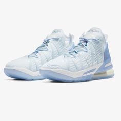 Nike Lebron 18 Nrg Gets A Frigid “Blue Tint” Colorway Brand New Size 6 Basketball Shoes Kyrie, Nike Volleyball Shoes, Bb Shoes, Volleyball Sneakers, Best Volleyball Shoes, Girls Basketball Shoes, Blue Basketball Shoes, Best Basketball Shoes, Womens Basketball Shoes