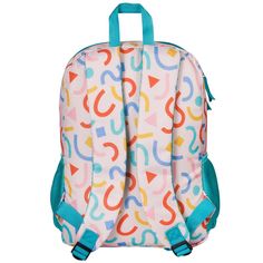 Your child will be the talk of the playground with Wildkin's Kids Eco Backpack for boys and girls! Eye-catching patterns and a functional design come together to make this backpack for boys and girls a fun addition to your childs school and travel essentials. A recycled polyester exterior is a sustainable and durable choice, and an antimicrobial lining ensures odor free use. Two padded, adjustable shoulder straps and a padded back provide comfort, while the durable top handle is perfect for han Eco Backpack, Packing Kids, Free Use, Boys Backpacks, Travel School, Boys Accessories, The Talk, Laptop Pocket, Kids Backpacks