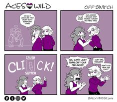 a comic strip with two women talking to each other