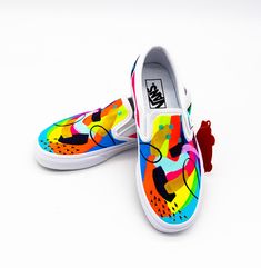 Artistic Hand Painted Slip-on Sneakers, Multicolor Custom Sneakers For Spring, Hand Painted Multicolor Low-top Custom Sneakers, Multicolor Custom Sneakers With Round Toe For Spring, Hand Painted Multicolor Low-top Sneakers, Multicolor Hand Painted Low-top Custom Sneakers, Multicolor Hand Painted Low-top Sneakers, Hand Painted Multicolor Custom Sneakers With Round Toe, Multicolor Custom Sneakers For Summer