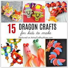 dragon crafts for kids to make