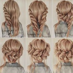 Hair Updos Tutorials, Halo Braid, Bridesmaid Hair Short, Wedding Hair Inspiration, February 8, Bridesmaid Makeup