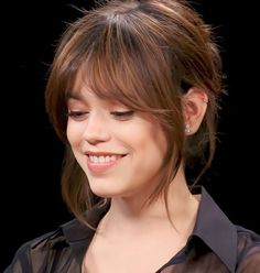 Curly Undercut, Bangs With Medium Hair, Haircuts For Medium Hair, Haircuts Straight Hair, Long Hair With Bangs, Short Styles, Hair Inspo Color, American Beauty, Long Hair Cuts