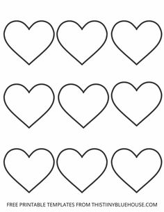 heart shapes to color for valentine's day or any other holiday activity that you can do with the kids