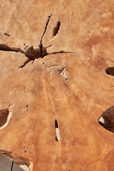 a piece of wood with holes in it