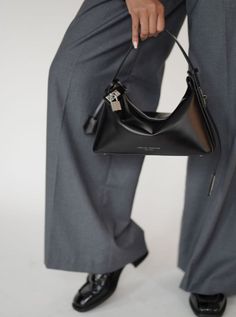 Black Hobo Bag – VERAFIED Modern Shoulder Bag With Gunmetal Hardware For Formal Occasions, Modern Shoulder Bag With Gunmetal Hardware For Formal Events, Modern Formal Shoulder Bag With Gunmetal Hardware, Chic Evening Baguette Bag With Silver-tone Hardware, Sleek Hobo Shoulder Bag For Formal Occasions, Chic Structured Hobo Bag For Formal Occasions, Chic Structured Hobo Bag For Formal Events, Formal Hobo Shoulder Bag With Gunmetal Hardware, Elegant Top Handle Hobo Bag With Silver-tone Hardware