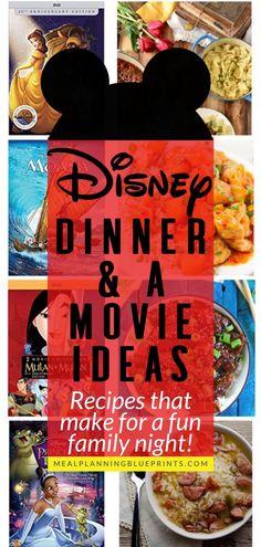 mickey mouse dinner and movie ideas