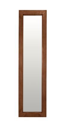 a large mirror sitting on top of a wooden frame