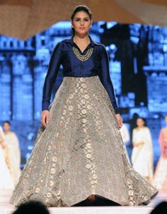 We Found 10 New Ways To Wear Your Wedding Lehenga After Your Wedding! | WedMeGood - Best Indian Wedding Blog for Planning & Ideas. Shirt And Skirt Outfit, Shirt And Skirt, Lehnga Dress, Basic Fashion, Long Dress Design, Choli Designs