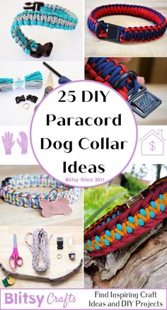 the 25 diy paracord dog collar ideas