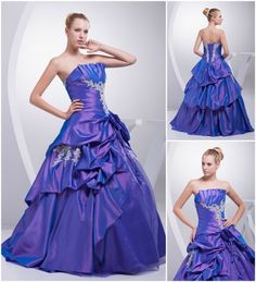 Special Purple Taffeta Lace Ruffles Ballgown Colored Wedding Dress Quinceanera Dresses Short, Cheap Quinceanera Dresses, Colored Wedding Dress, Dress Quinceanera, Quinceanera Dresses Pink, Dresses 2013, Purple Prom Dress, Dresses Quinceanera, Masquerade Party