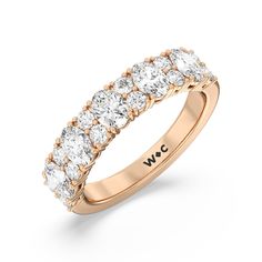 Keep things simple and classy with this half-eternity ring. The band features a glittering curve decorated with alternating oval and round diamonds. With endless sparkle, this ring is the perfect depiction of your story of infinite love. Round Diamond Eternity Band, Diamond Anniversary Bands, Gorgeous Engagement Ring, Infinite Love, Half Eternity Ring, Diamond Eternity, Eternity Band Diamond, Anniversary Bands, Gold Jewelry Fashion