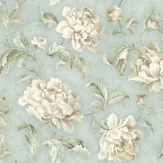 an image of a wallpaper with flowers on it