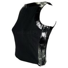 Check out this item from 1stdibs! S/S 1999 Gucci by Tom Ford Black Patent Leather Accent Crop Top : https://www.1stdibs.com/id-v_19105442 Gucci Crop Top, Chain Tank Top, Gucci By Tom Ford, Boat Style, Boat Fashion, Ford Black, Semi Sheer Top, Mario Testino, Shopping Photography