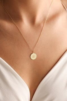 Gold Solid 14K Real Gold Dream Catcher Necklace , Personalized Gold Dainty Dreamcatcher Necklace , Dream Catcher Chains , Birthday Gift - Etsy Bahrain Dainty Yellow Gold Medallion Pendant Necklace, Elegant 14k Gold-filled Coin Pendant Jewelry, 14k Gold Pendant Medallion Necklace As Gift, 14k Gold Coin Necklace With Adjustable Chain, 14k Gold Filled Coin Pendant Necklace As Gift, 14k Gold Medallion Charm Necklace With Delicate Chain, 14k Yellow Gold Medallion Necklace Gift, 14k Stamped Medallion Coin Necklace As Gift, Elegant 14k Gold Medallion Necklace As Gift