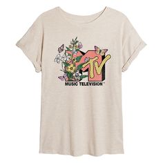 You will love the fun and comfortable style of this Juniors' MTV Botanical Art Flowy Tee. You will love the fun and comfortable style of this Juniors' MTV Botanical Art Flowy Tee. FEATURES Short sleevesFABRIC & CARE Cotton, polyester Machine wash Imported Size: Large. Color: Beig/Khaki. Gender: female. Age Group: kids. Pattern: Graphic. Cute Graphic Design Tops For Spring, Spring Cotton Top With Graphic Design, Cute Graphic Design T-shirt For Spring, Spring Bohemian Printed T-shirt, Spring Long Sleeve T-shirt With Character Print, Spring Bohemian T-shirt With Floral Print, Groovy Spring Graphic Print T-shirt, Spring Cotton T-shirt With Unicorn Print, Comfortable Style