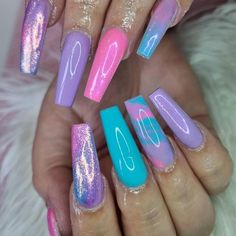 Boujee Nails, Nail 2024, Birthday Nail Designs, Bling Nail Art, Cute Nail Colors, March Nails, May Nails, Nails Now