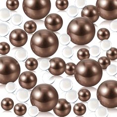 an image of many shiny balls in the air