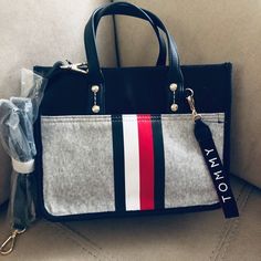 This Is The Blue Grey Combination Original Tommy Hilfiger Comfortable Every Day Bag. Brand New. Grey Combination, Tommy Hilfiger Bag, Tommy Hilfiger Bags, Day Bag, Bag Brand, Blue Grey, Tommy Hilfiger, Every Day, Color Blue