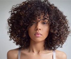 Short Curly Haircuts Type 3, Short Curly Hair With Bangs Black Women, Natural Curly Hair Bangs, Curly Hair Cuts 3b 3c, Curly Hair Cuts 3c, 3b Haircut, 3c Haircut, 3c Short Curly Hair