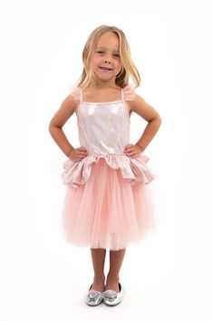 PRICES MAY VARY. The sheer fabric and glimmering bodice together make this dress a delightful combination of softness and magic, turning any child into a little princess. The flutter sleeves are a delightful design that adds a touch of playful elegance. Soft pastel hues of multiple soft sheer layers that are luxuriously soft. The iridescence of the bodice fabric display ever-changing colors that shift gracefully and stretch to fit different body types. (Accessories sold separately). Machine wash Gold Tutu Dress, Gold Tutu, Fancy Dresses Party, Queen Dresses, A Little Princess, Up Costume, Fabric Display, Princess Dress Up, Up Costumes