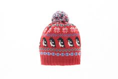 We've turned the Penguin Party into a Penguin Palooza! Now with intricate embroidery, this hat is sure to keep your head and heart warm this winter. Featuring a loveable penguin and classic fair isle pattern, this hat is the perfect companion to have all winter long. Pair with our Penguin Palooza Mittens! Handmade in Nepal. 100% wool, fleece lined. Penguin Party, Head And Heart, Hand Accessories, The Penguin, Fair Isle Pattern, French Knot, Intricate Embroidery, Seasonal Gifts, Fair Isle