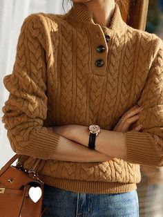 Timeless Outfits For Women Classy, Effortless Fall Outfits, Casual Chique Stijl, Style Désinvolte Chic, Style Casual Chic, Lazy Style, Twist Pattern, Camel Sweaters