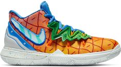 Check out the Kyrie 5 Spongebob Pineapple House (GS) available on StockX Spongebob Pineapple House, Kyrie 5 Spongebob, Pineapple House, Nike Kyrie 5, Kyrie 5, Nickelodeon Spongebob, Nike Models, Patrick Star, House Color