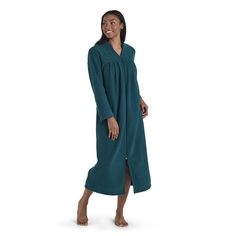 You'll love the cozy style of this Women's Miss Elaine Essentials Brushed Back Terry Long Zip Robe.Click on this WOMEN'S GUIDE to find the perfect fit and more!You'll love the cozy style of this Women's Miss Elaine Essentials Brushed Back Terry Long Zip Robe. Click on this INTIMATES & SLEEPWEAR GUIDE to find the perfect fit and more!FEATURES Zipper front Long sleeves 2 pockets Soft knit terry constructionFIT & SIZING Loose fit 50-in. length from shoulder to hemFABRIC & CARE Polyester Machine was Petite Size Chart, Cozy Style, Sleepwear Robe, Petite Dresses, Cozy Fashion, Plus Size Dress, Petite Size, Soft Knits, Perfect Fit