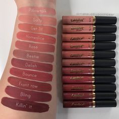 Pinterest Makeup, Tarte Cosmetics, Lip Paint, Lipstick Swatches, Lip Glosses, Lip Kit, Lip Art