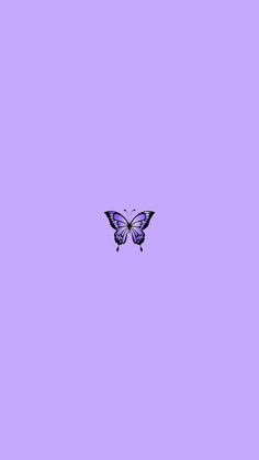 a purple background with a butterfly on it