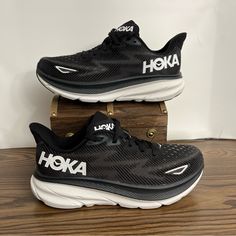 Hoka One One Womens Clifton 9 1127896 Bwht Black Running Shoes Sneakers Size 9 B Condition Is "Pre-Owned". In Excellent Condition Worn A Few Times No Box 100% Authentic. Please View All Pictures For A More Accurate Description Of Item, As Pictures Are Part Of My Description, What You See Is What You Will Get. Sold As Is Thank You. Breathable Sneakers For Running, Breathable Closed Toe Sneakers For Running, Breathable Running Sneakers With Closed Toe, Breathable Running Sneakers, Running Sneakers With Rubber Sole, Casual Walking Shoes With Ortholite Insole For Marathon, Marathon Walking Shoes With Boost Midsole And Round Toe, Marathon Walking Shoes With Boost Midsole, Casual Black Walking Shoes For Marathons