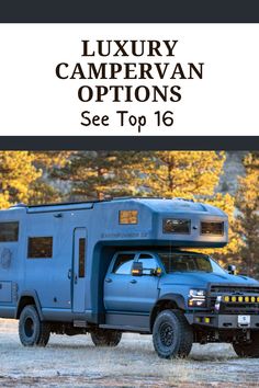 the luxury campervan options are available for all types of people to use in their rv