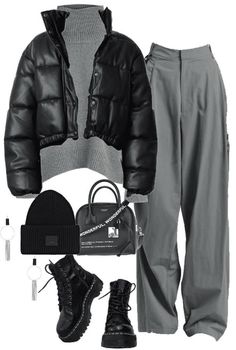 Casual Outfit Polyvore, Earring Outfit Ideas, Winter Outfits Everyday, Winter Everyday Outfits, Outfit Ideas Winter School, Everyday Winter Outfits, Polyvore Outfits Fall, Winter Outfits Polyvore, School Outfits Fall