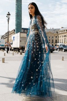 Blue Star Wedding Dress, Galactic Dress, Summer Solstice Wedding, Celestial Dress, Summer Solstice, Mode Inspo, The Divine