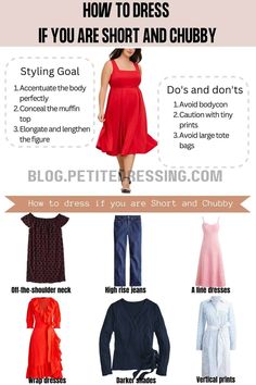 10 Best Ways to Dress if you are Short and Chubby Outfits To Buy, Curvy Casual Outfits, Plus Size Fashionista, Plus Size Fashion Tips