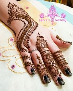 henna designs for hands on instagram