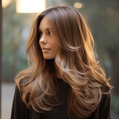 87 Layered Haircuts and Hairstyles for Long Hair Gorgeous Hair Color, Long Layered Haircuts, Hair Color And Cut, Long Layered Hair, Haircuts For Long Hair, Bob Haircut, Hair Color Trends