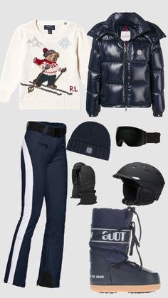 European Ski Outfit, Skiing Outfit Aesthetic, Afterski Outfit, Ski Outfit Aesthetic, I Love Rainy Days, Ski Outfits For Women, Apres Ski Wear, Love Rainy Days