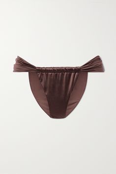 GOOD AMERICAN's 'Bali' bikini briefs are part of a set with the coordinating top of the same name. They're made from stretch-satin that'll glisten prettily in the sun and have a low-rise waist and high-cut legs. Boujee Style, Beach Time, Hair Inspo Color, Stretch Satin, Good American, American Women, High Cut, Cut And Style, Briefs