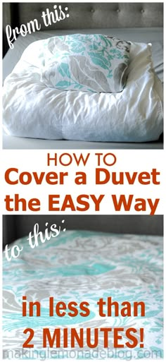 an easy way to cover a duvet the easy way in less than 2 minutes