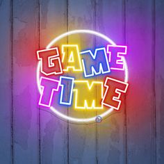 Game Time Neon Sign Led light Neon Gaming Aesthetic, Neon Light Game Room, Game Room Neon Sign, Game On Neon Sign, Gamer Neon Sign, Light Games, Acrylic Board, Game Time, Social Gathering