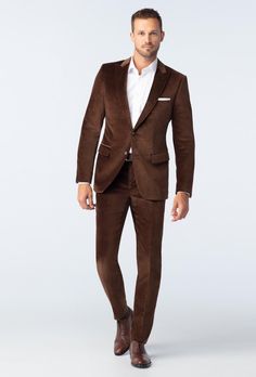 The history of the velvet suit is as rich as the fabric itself. Worn by royalty for centuries before being co-opted by urban bohemians in the 70s and 80s... The list goes on and on. What better way to join the legacy than with the Harford Velvet Suit? Brown Velvet Suit Men, Single Breasted Velvet Suit For Winter, Winter Single Breasted Velvet Suit, Winter Velvet Single Breasted Suit, Winter Velvet Single-breasted Suit, Luxury Velvet Suit For Winter, Classic Winter Velvet Suit, Luxury Velvet Suits For Winter, Luxury Velvet Winter Suit